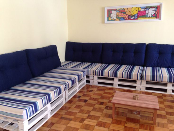 movel reciclado sofa
