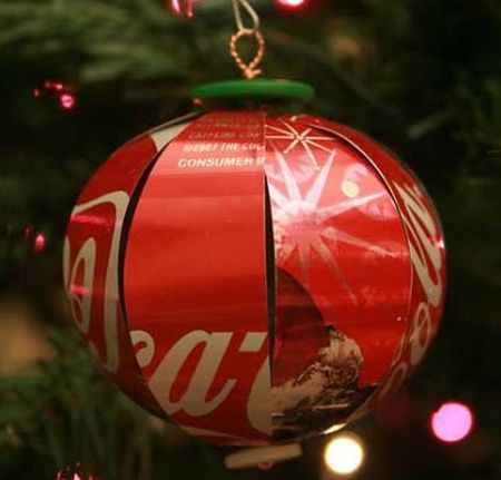 10 Ideias de Enfeites de Natal com Latinhas de Alumínio 10 Ideias de Enfeites de Natal com Latinhas de Alumínio