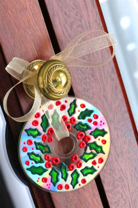14 Ideias de Enfeites de Natal com CDs 14 Ideias de Enfeites de Natal com CDs