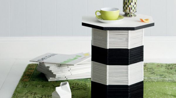 O décor de sua casa vai agradecer com esta mesinha de palito de picolé (Foto: homelife.com.au)