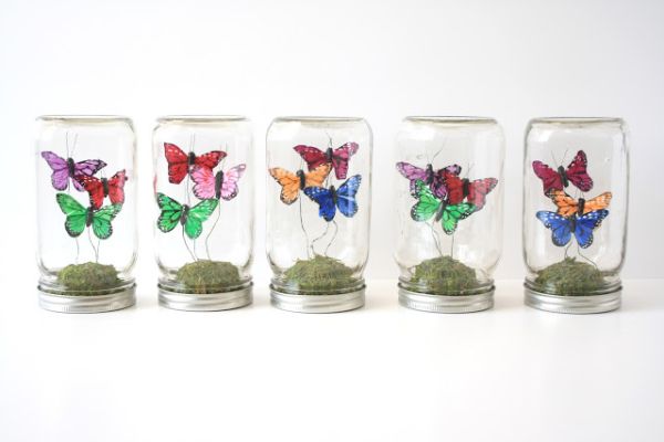 Terrário com borboleta de material reutilizado é lindo e ótima opção de presente (Foto: 6thstreetdesignschool.blogspot.com.br)  