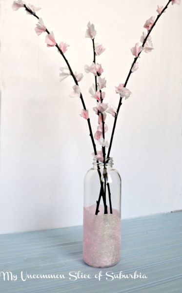 Vaso de plantas com material reciclado é lindo e barato (Foto: myuncommonsliceofsuburbia.com)