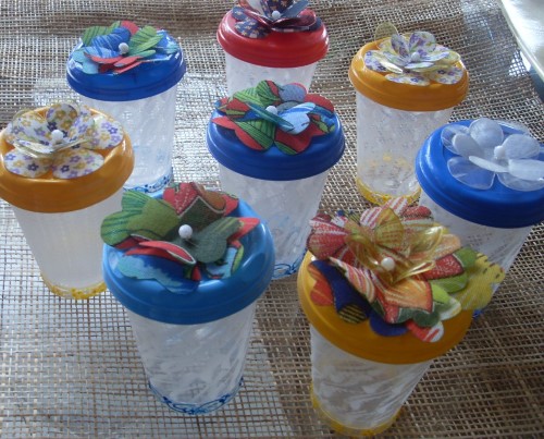 20 Ideias de reciclagem com potes de requeijão 20 Ideias de reciclagem com potes de requeijão