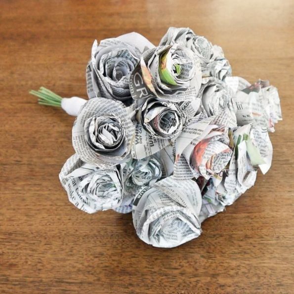 14 Ideias para flores de material reciclável