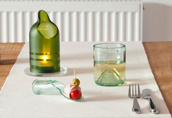 ideias de artesanatos para fazer com garrafas de vidro