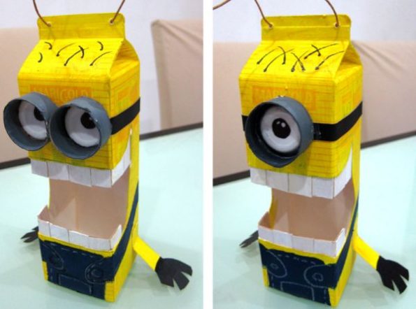 minion de caixa de leite