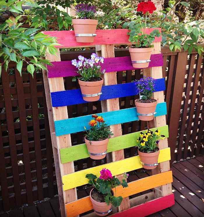 jardim vertical em pallet