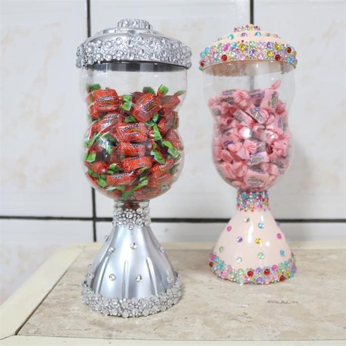 artesanato com garrafa pet para cozinha