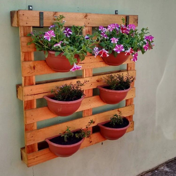 decoração com pallet na parede